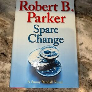 Robert B. Parker "Spare Change" Hardcover - Blue and White Cover